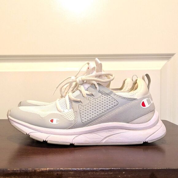 EUC Champion Flare Size 10W Light Grey Running Shoes - Picture 4 of 7